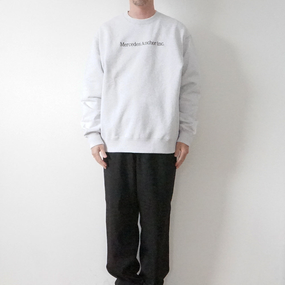 Mercedes Anchor inc. - ONE LINE LOGO CREW SWEAT – IN MY BOOK STORE