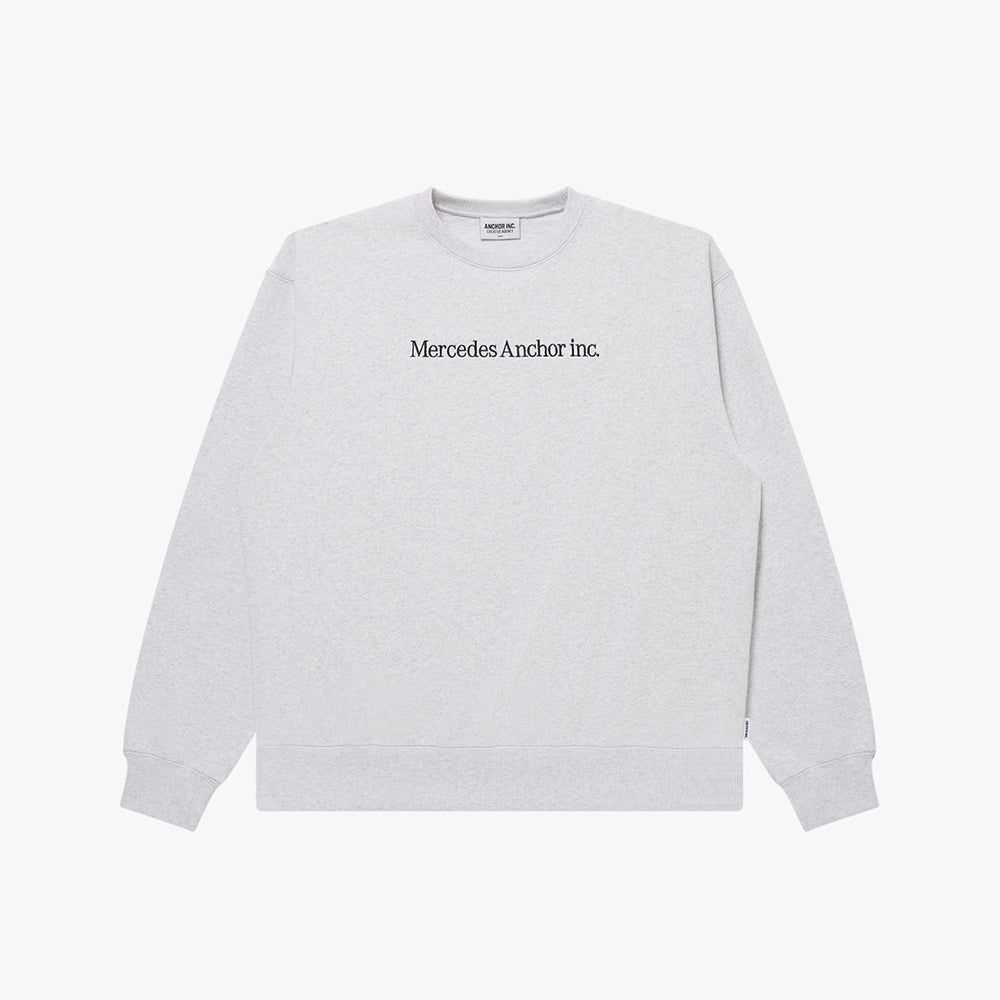 Mercedes Anchor inc. - ONE LINE LOGO CREW SWEAT