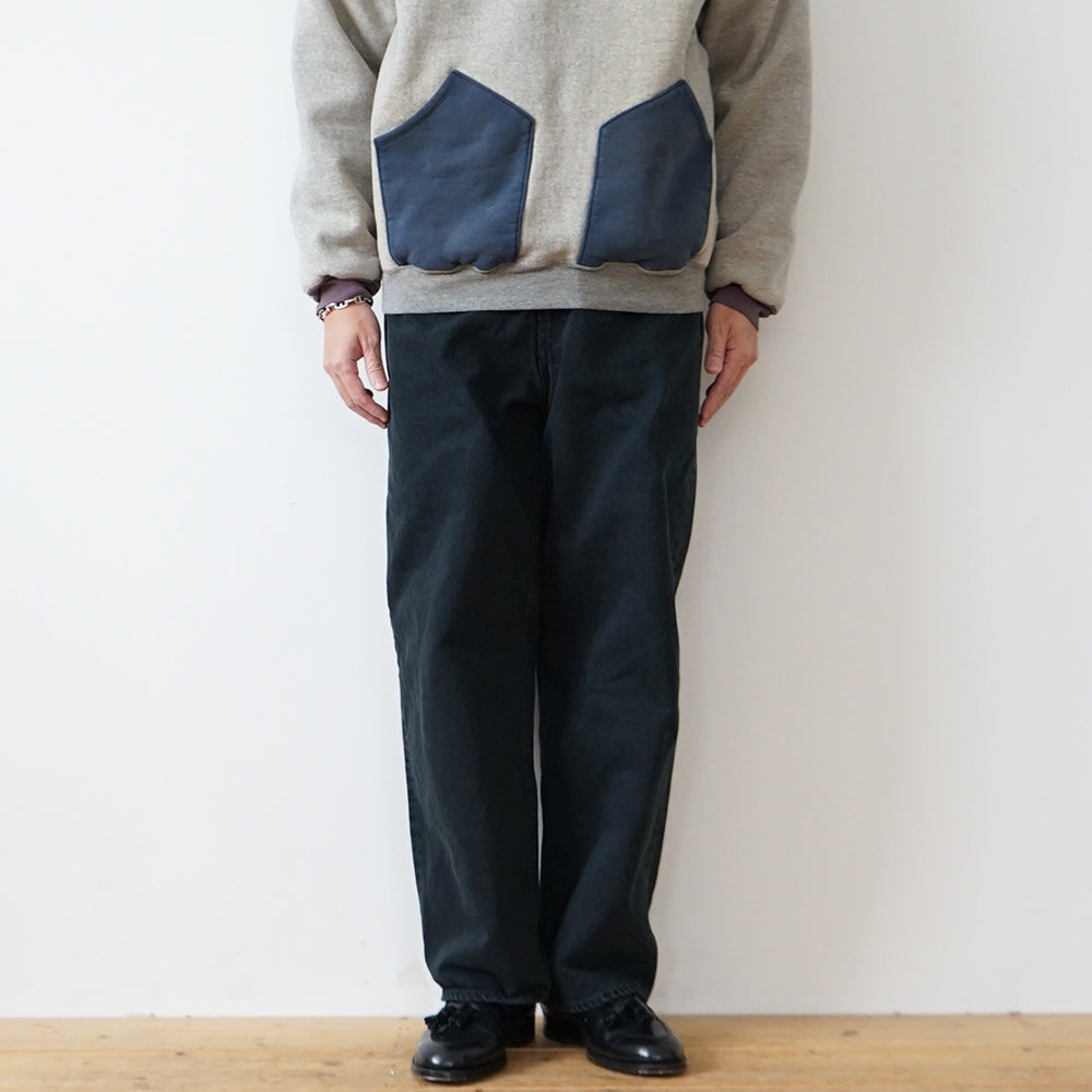 A.PRSSE - Black Washed Wide Denim Pants