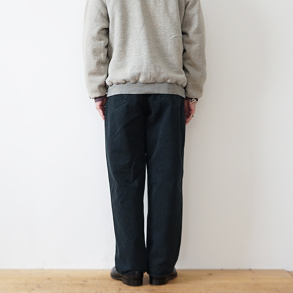 A.PRSSE - Black Washed Wide Denim Pants