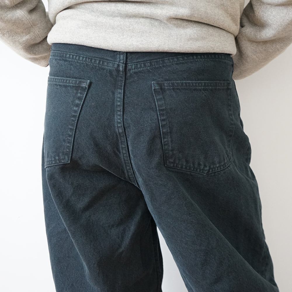 A.PRSSE - Black Washed Wide Denim Pants