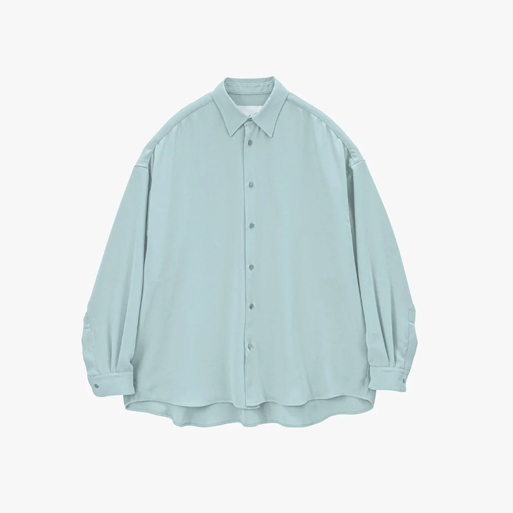 Graphpaper - Satin Oversized Regular Collar Shirt (COLLECTION