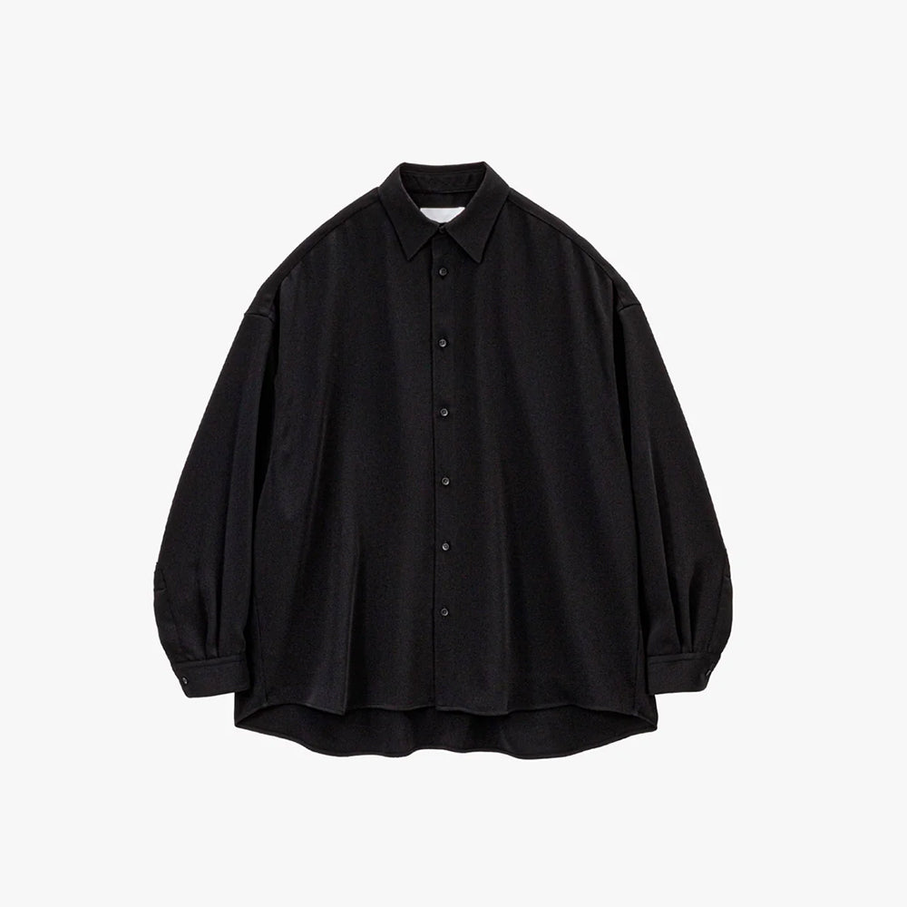 Graphpaper - Satin Oversized Regular Collar Shirt