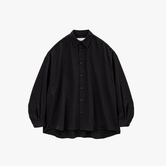 Graphpaper - Satin Oversized Regular Collar Shirt