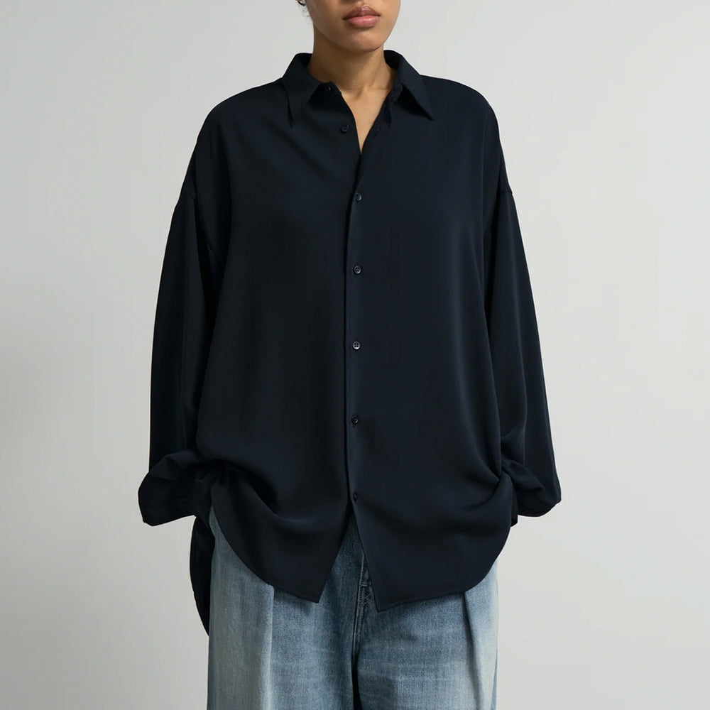 Graphpaper - Satin Oversized Regular Collar Shirt – IN MY BOOK STORE