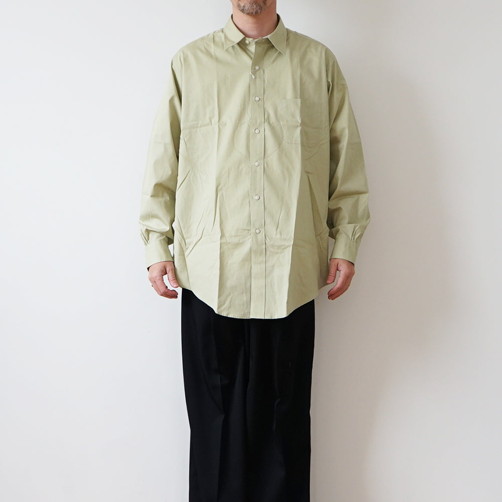 トップス FOUNDOUR BROARD REGULAR COLLAR SHIRT 1 FOUNDOUR - COTTON BROAD REGULAR COLLAR SHIRT – IN MY BOOK STORE