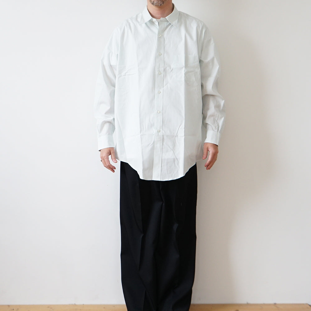 FOUNDOUR - COTTON BROAD REGULAR COLLAR SHIRT