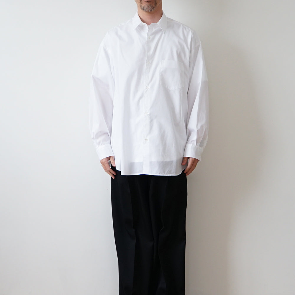 Graphpaper - Broad L/S Oversized Regular Collar Shirt
