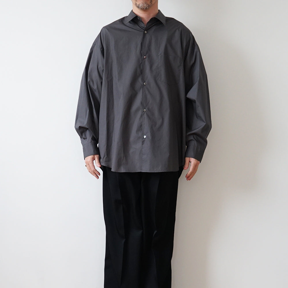Graphpaper - Broad L/S Oversized Regular Collar Shirt
