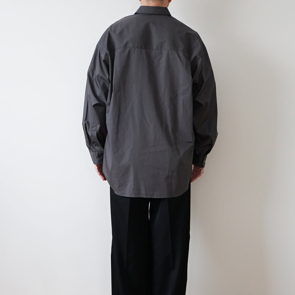 Graphpaper - Broad L/S Oversized Regular Collar Shirt