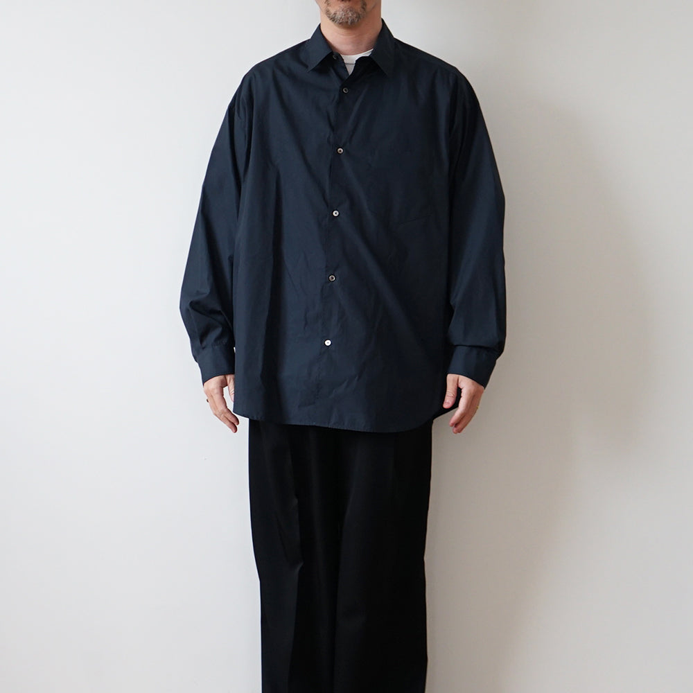 Graphpaper - Broad L/S Oversized Regular Collar Shirt