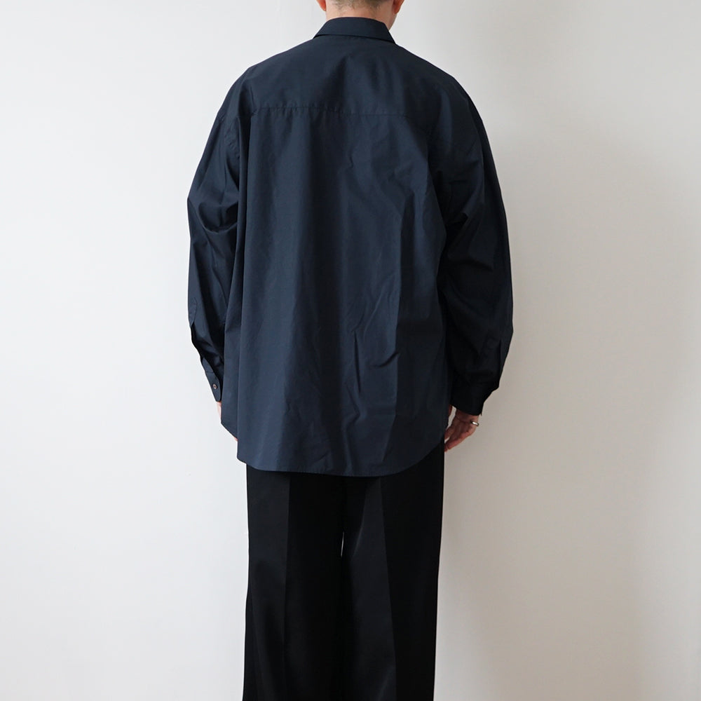 Graphpaper - Broad L/S Oversized Regular Collar Shirt