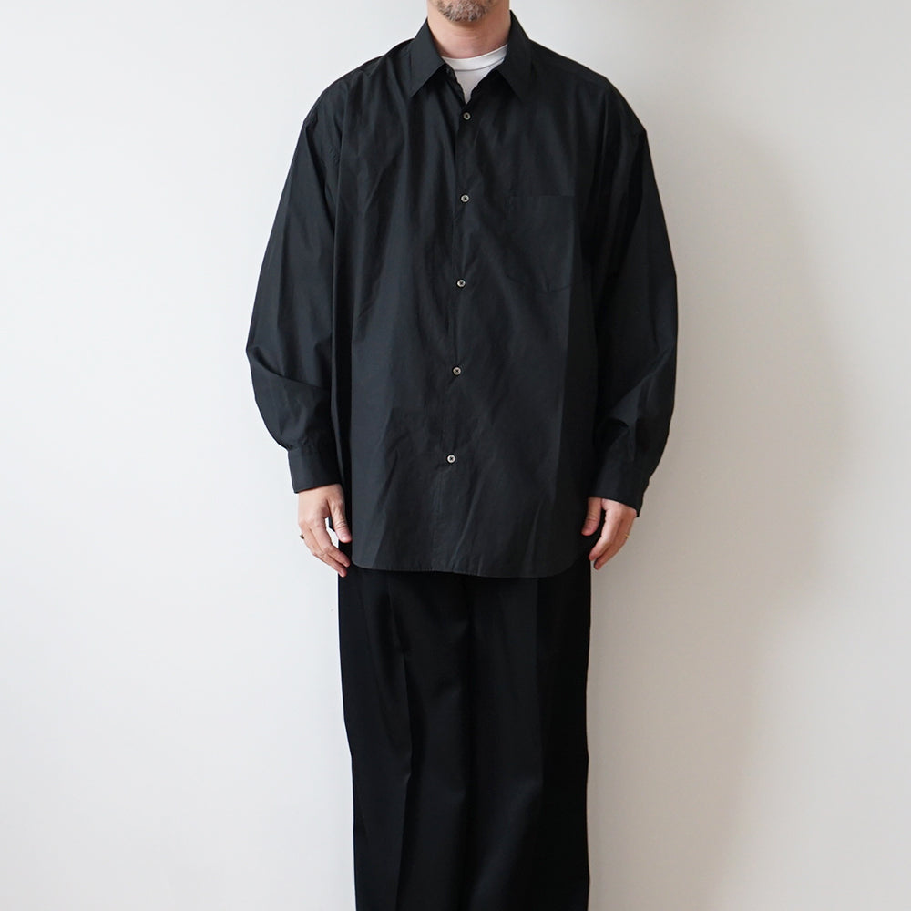 Graphpaper - Broad L/S Oversized Regular Collar Shirt