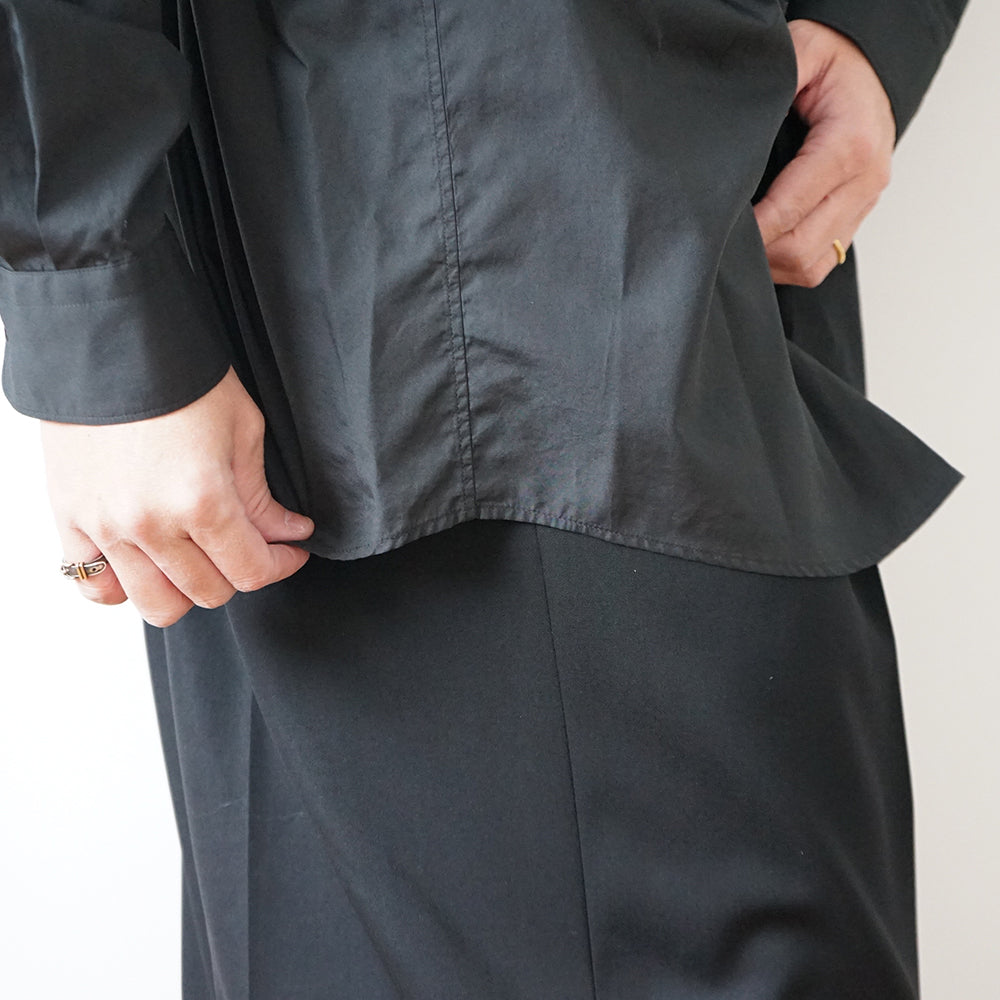 Graphpaper - Broad L/S Oversized Regular Collar Shirt