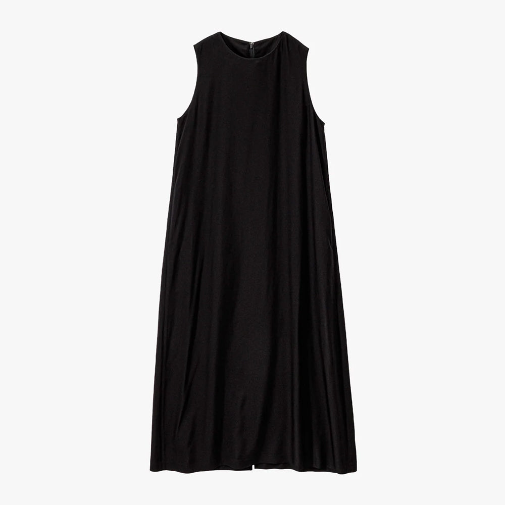 Graphpaper - Viscose Cupro Back Satin Sleeveless Dress