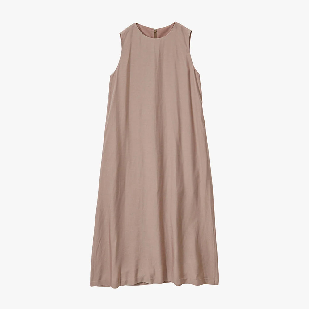Graphpaper - Viscose Cupro Back Satin Sleeveless Dress