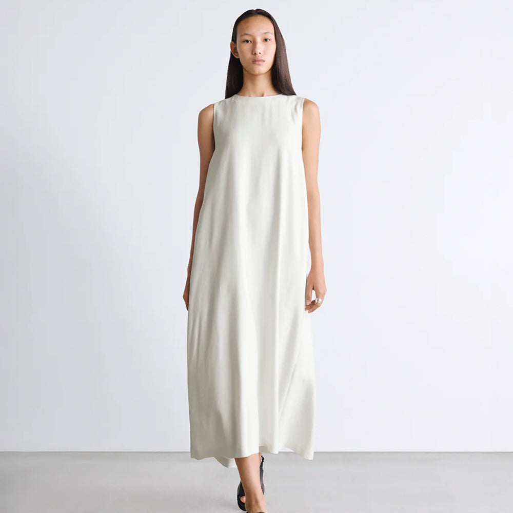 Graphpaper - Viscose Cupro Back Satin Sleeveless Dress