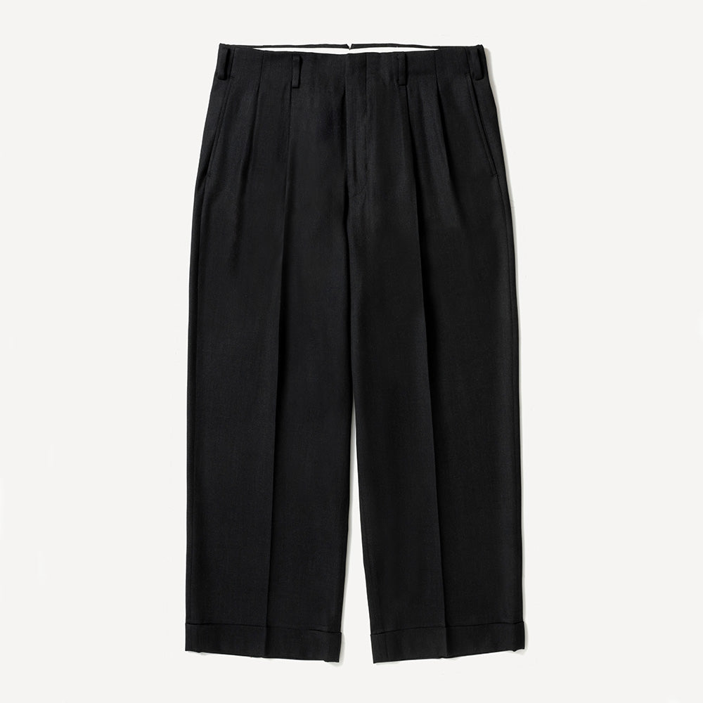 A.PRESSE - Wool Wide Tapered Trousers