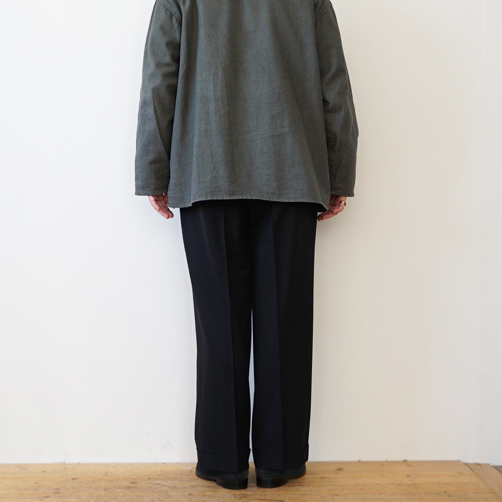 A.PRESSE - Wool Wide Tapered Trousers