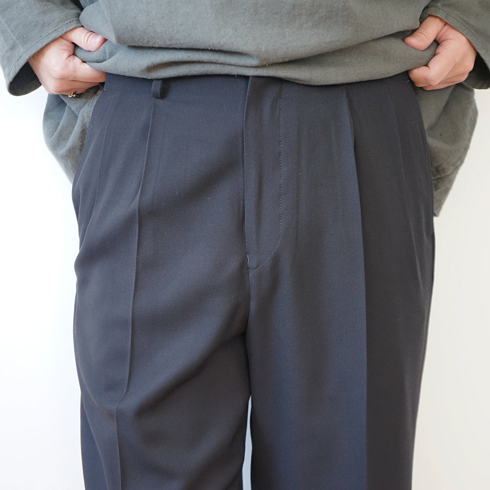 A.PRESSE - Wool Wide Tapered Trousers