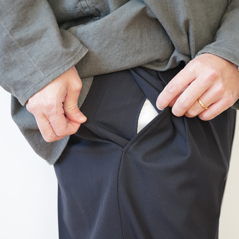 A.PRESSE - Wool Wide Tapered Trousers