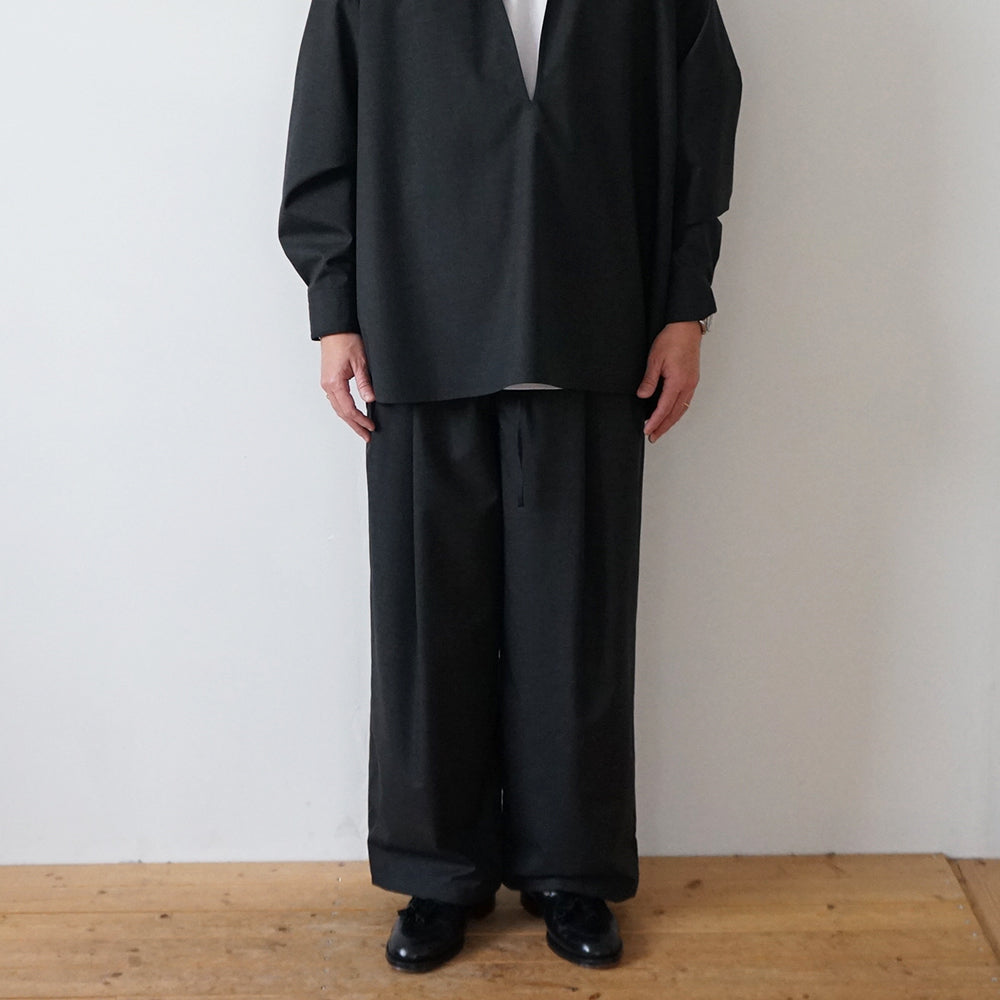 Graphpaper - Fine Wool Heather Drawstring Track Pants