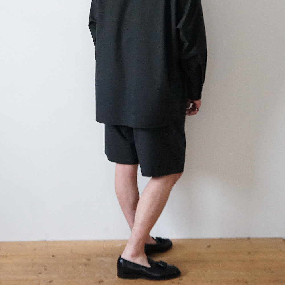 Graphpaper - Fine Wool Heather Drawstring Track Shorts