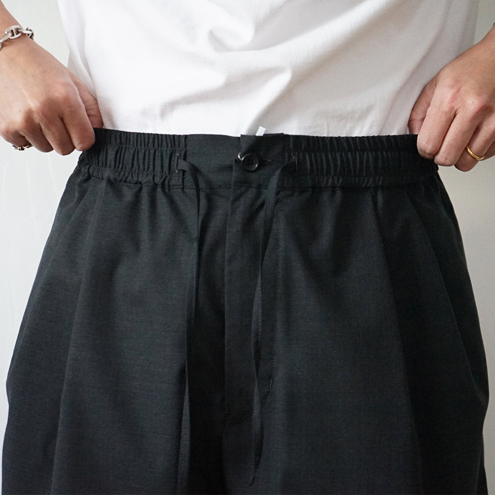 Graphpaper - Fine Wool Heather Drawstring Track Shorts