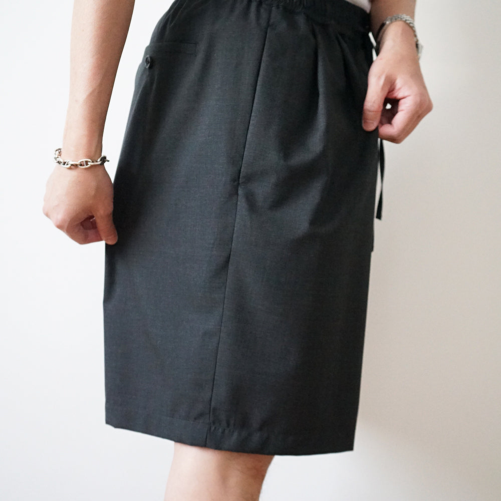 Graphpaper - Fine Wool Heather Drawstring Track Shorts