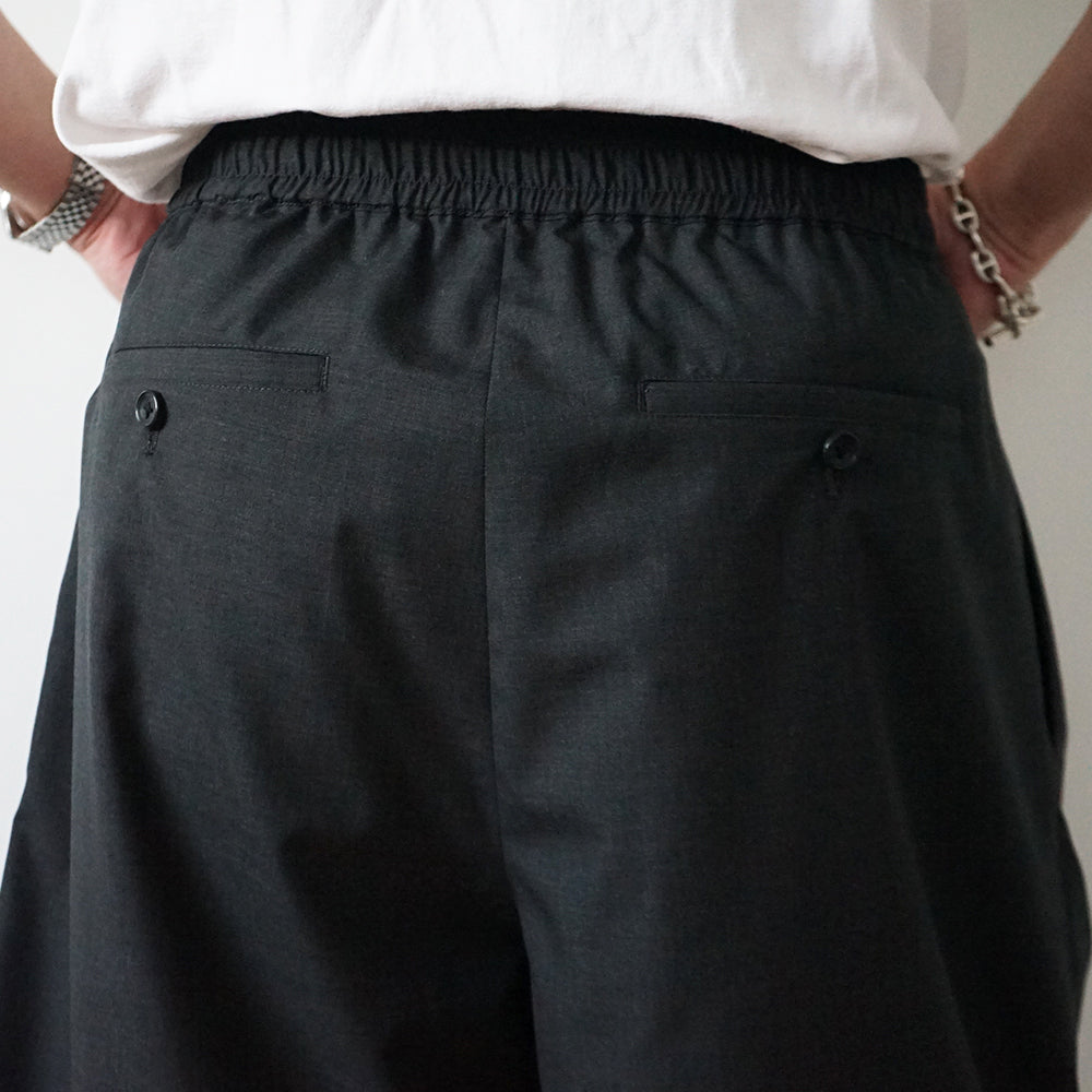 Graphpaper - Fine Wool Heather Drawstring Track Shorts