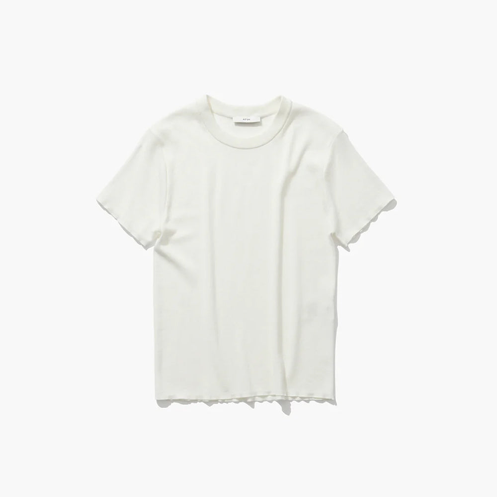 ATON - CIRCULAR RIB PERFECT FIT PULLOVER