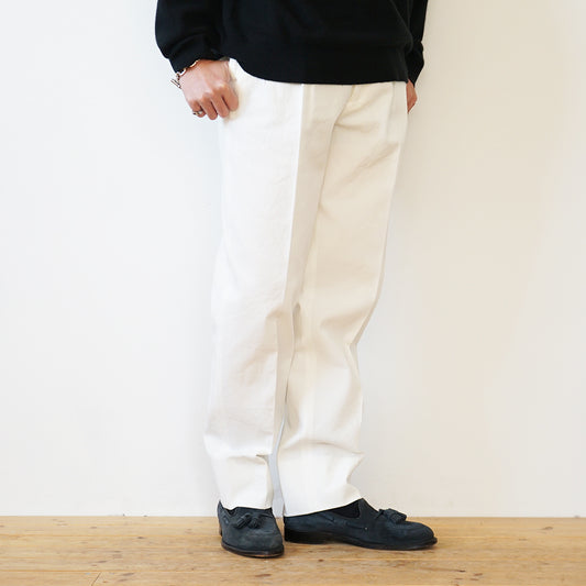 HEUGN - Aaron cotton white (TROUSER076)
