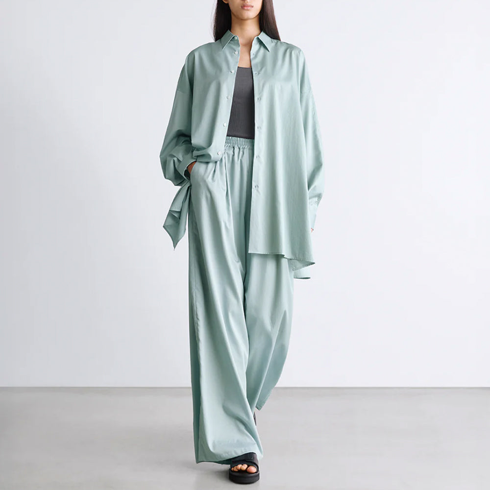 Graphpaper - Silicon Poplin Two Tuck Easy Wide Pants – IN MY BOOK