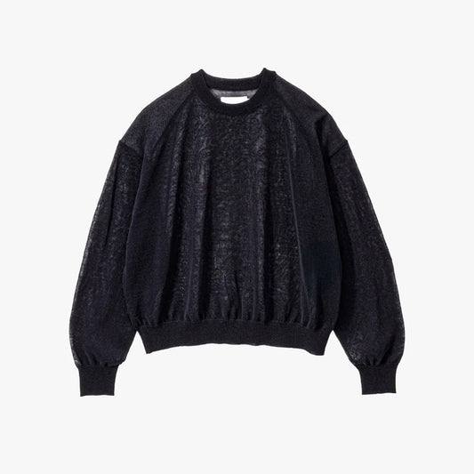 Graphpaper - Coiled Wool Nylon Oversized Crew Neck Knit