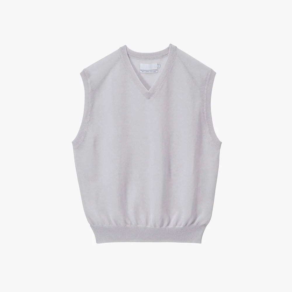 Graphpaper - Coiled Wool Nylon V Neck Knit Vest