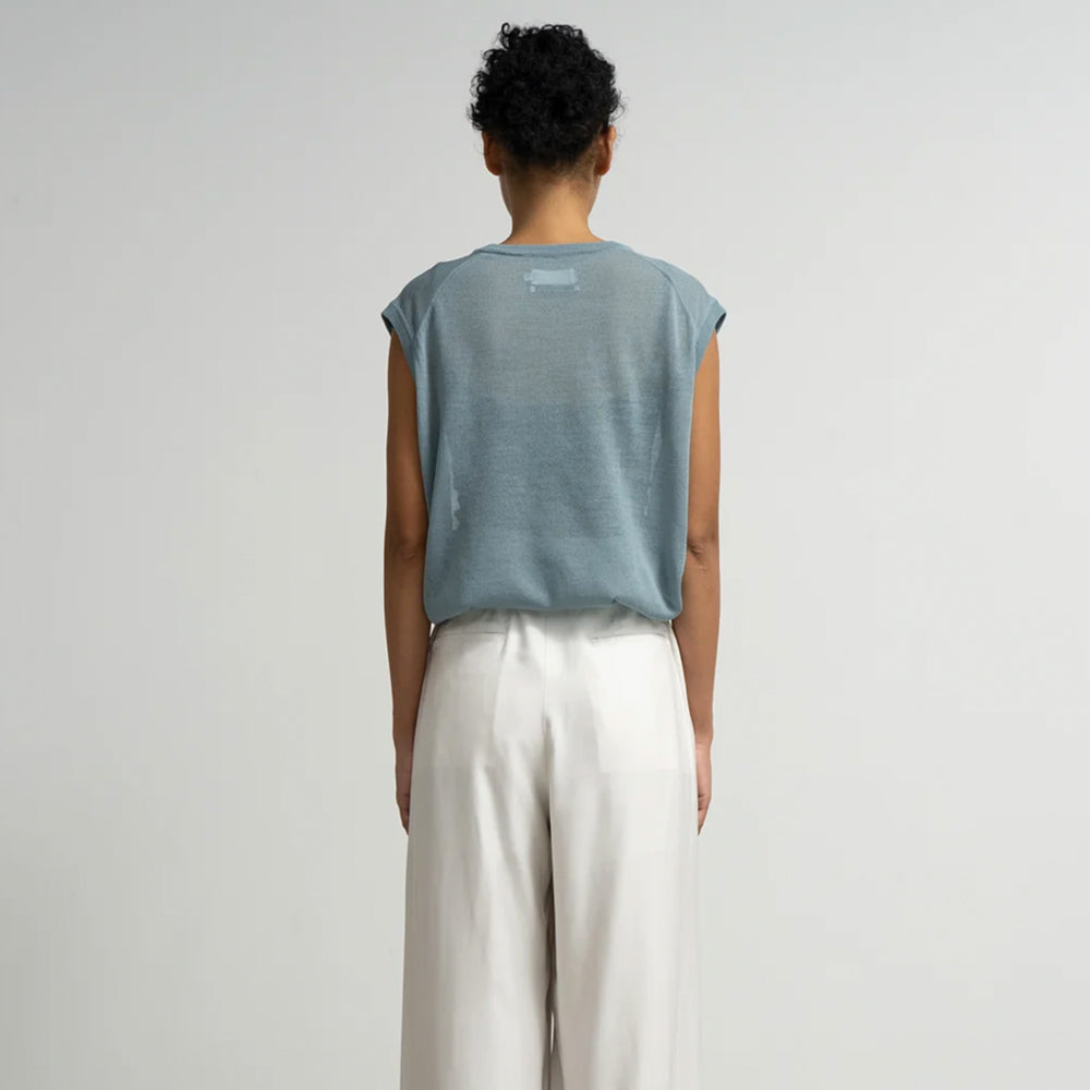 Graphpaper - Coiled Wool Nylon V Neck Knit Vest