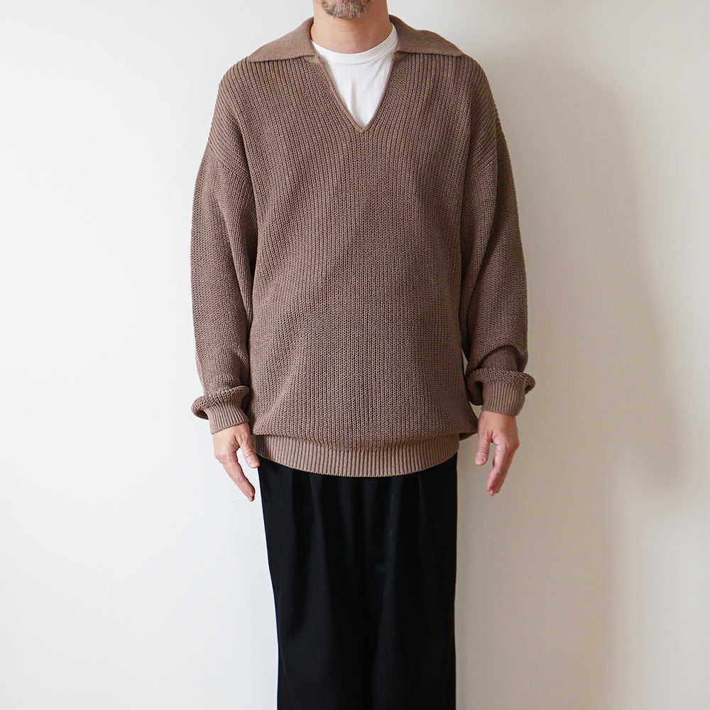 Graphpaper - Coiled Wool Nylon Skipper Knit
