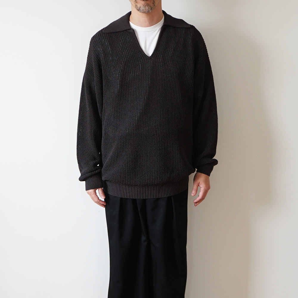 Graphpaper - Coiled Wool Nylon Skipper Knit