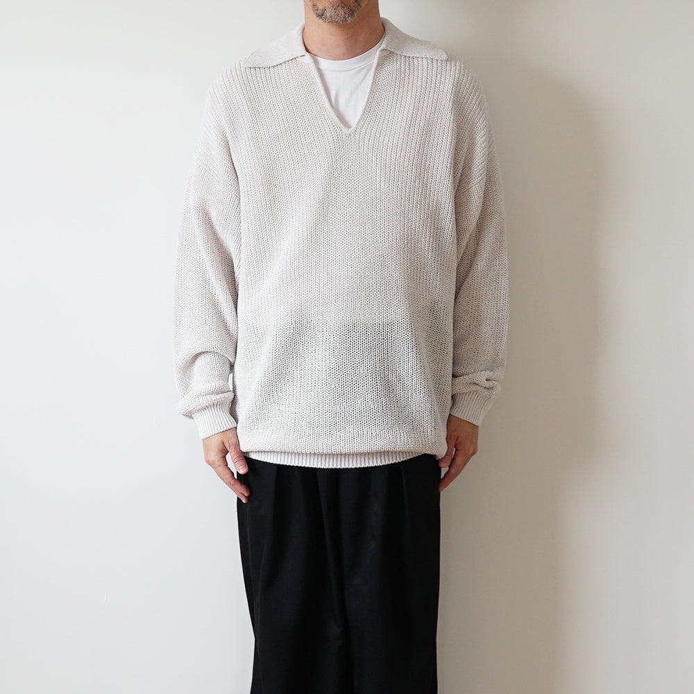 Graphpaper - Coiled Wool Nylon Skipper Knit