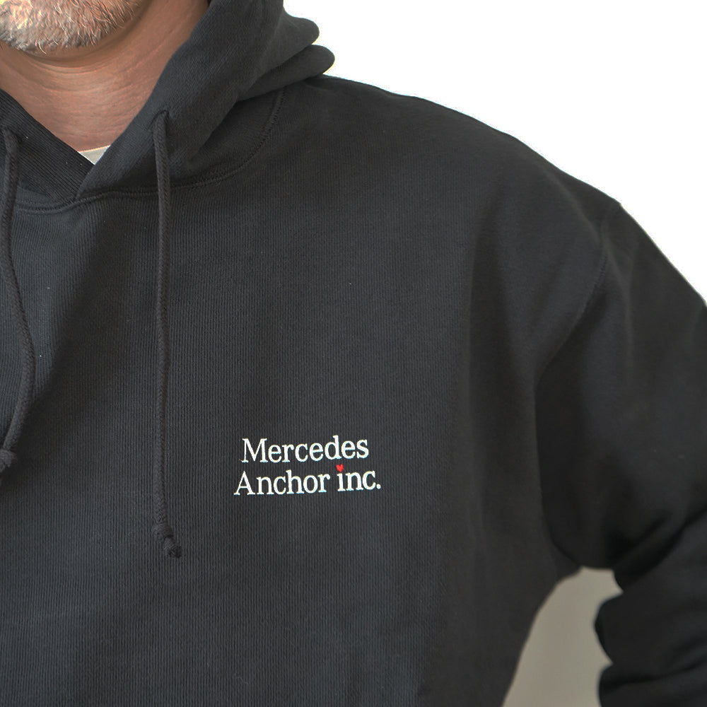Mercedes Anchor inc. - V-DAY LOGO HOODIE – IN MY BOOK STORE