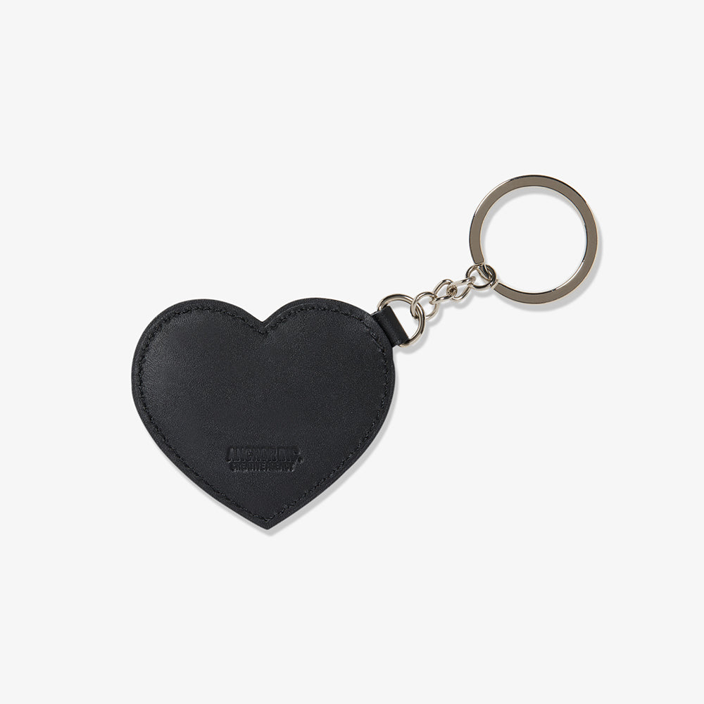 Mercedes Anchor inc. - BOLD LOGO LEATHER HEART KEYCHAIN