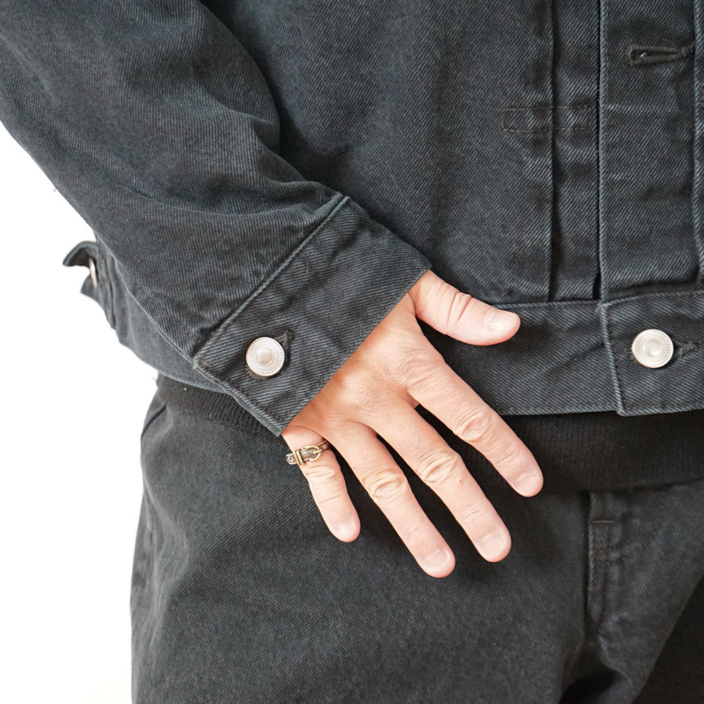 A.PRESSE - 2nd Type Black Denim Jacket