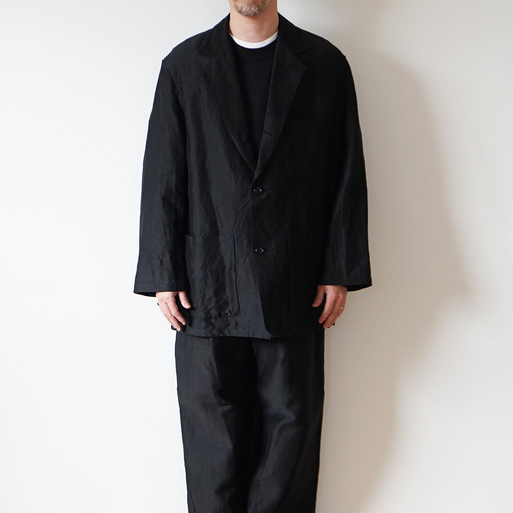 Graphpaper - Linen Cupro Back Satin Work Jacket