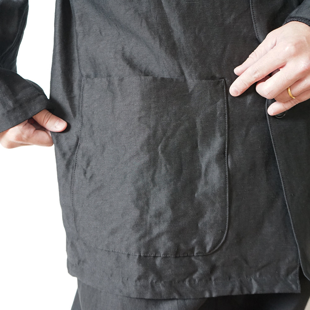 Graphpaper - Linen Cupro Back Satin Work Jacket