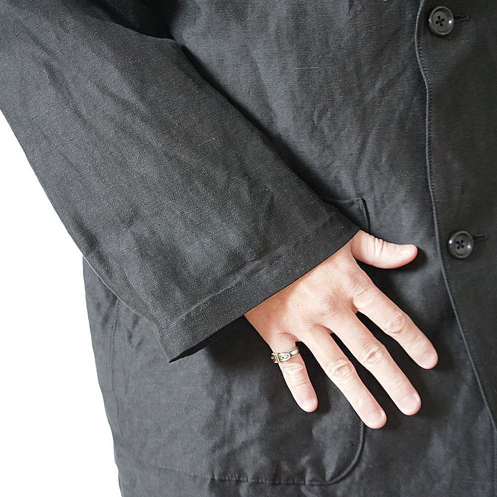 Graphpaper - Linen Cupro Back Satin Work Jacket