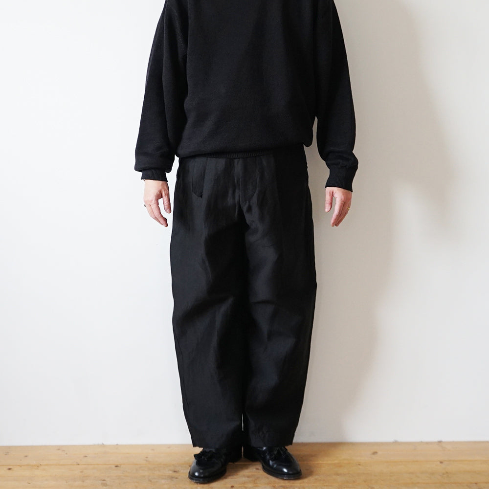 Graphpaper - Linen Cupro Back Satin Belted Pants