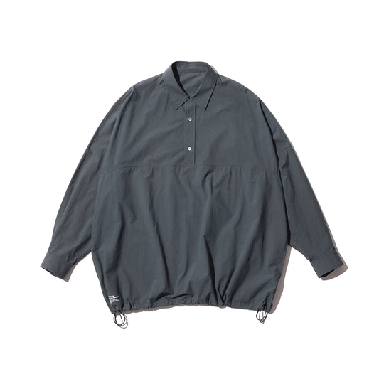 Fresh Service - CRISP COTTON ANORAK L/S SHIRT