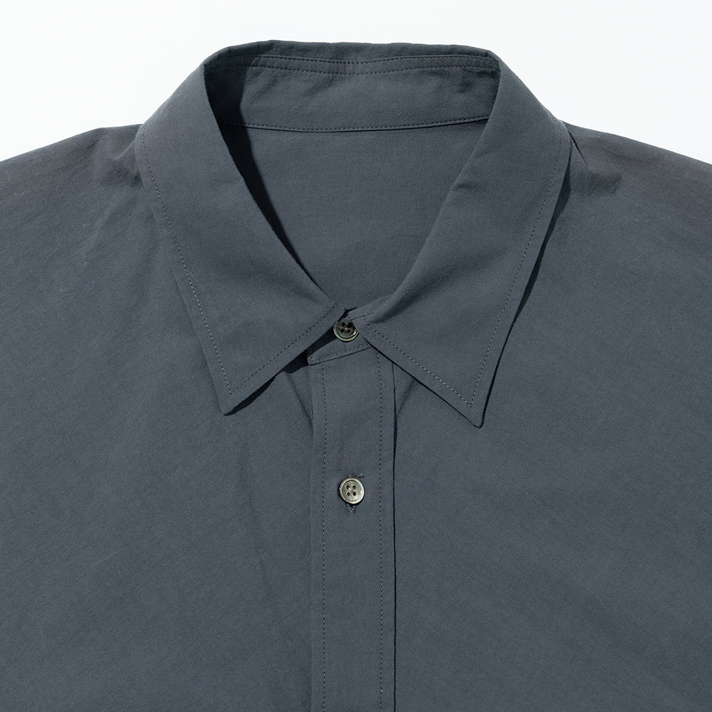 Fresh Service - CRISP COTTON ANORAK L/S SHIRT