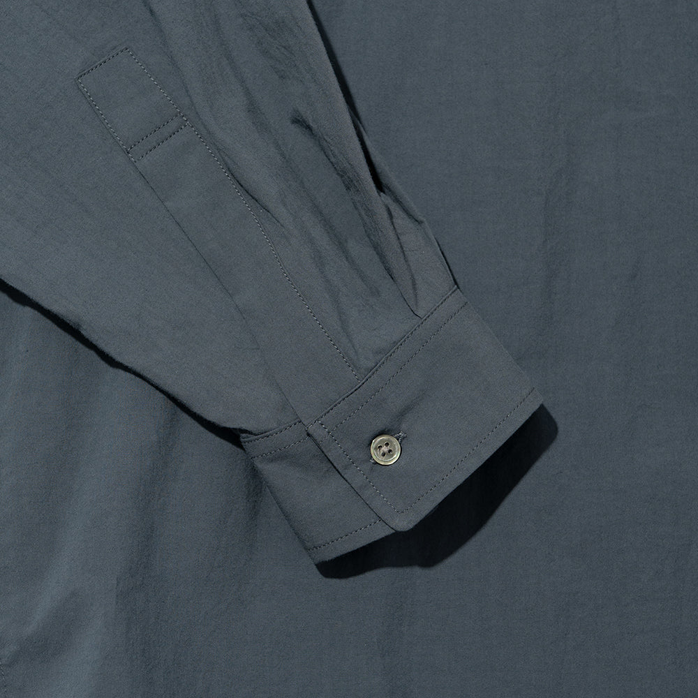 Fresh Service - CRISP COTTON ANORAK L/S SHIRT