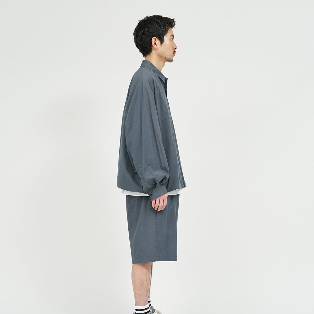 Fresh Service - CRISP COTTON ANORAK L/S SHIRT